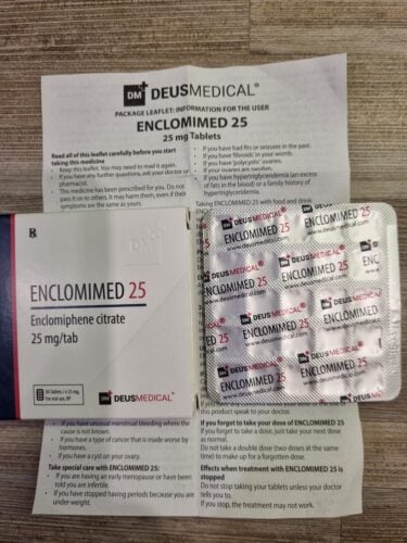 ENCLOMIMED 25 Enclomid Enclomifene citrato photo review